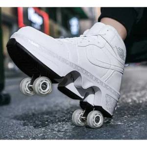 인라인 운동화 신발 전동 바퀴 롤러 발광 롤러슈즈