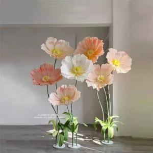 자이언트 종이꽃 DIY 대형 종이 장식 플라워 3종