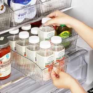 메종치비네 바퀴달린 투명 냉장고 트레이(와이드)