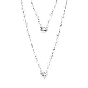 [판도라] 393207C00 포에버 얼웨이즈 스플리터블 하트 콜리어 목걸이