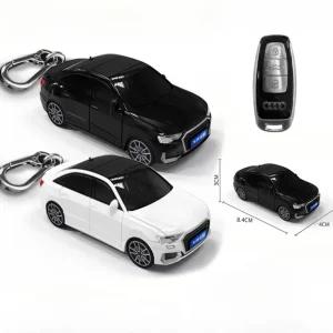 아우디키케이스 AUDI A4L A6L Q5 자동차 모양 키 보호 커버 키커버