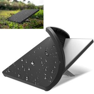 스타링크 미니 보호 케이스 실리콘 커버, 스타링크 미니 위성 접시용 액체 실리콘 케이스, 긁힘 방지 기능이 있는 방수 스타링크 액세서리 전체 커버 쉘(블랙)