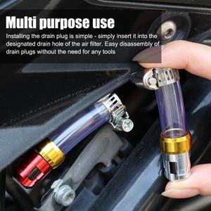 범용 오토바이 에어 필터 드레인 플러그 클릭 CNC 파이프 브리더 용 합금 헤드