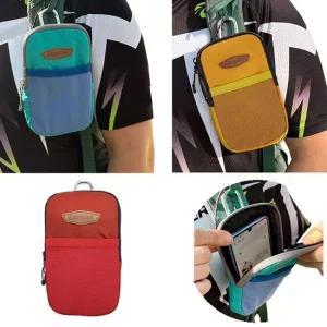 매쉬 등산 배낭 탈부착 스마트폰파우치 핸드폰가방