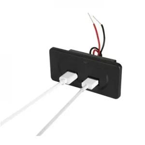 캠핑카 USB 충전 포트 매립형 차량용 매립형시가소켓 매립형USB소켓 USB충전소켓 원형소켓