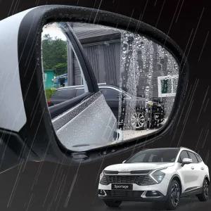 스포티지 NQ5 맞춤형 방수 필름 빗물 발수 코팅 사이드 미러 김서림 방지 전용 나노