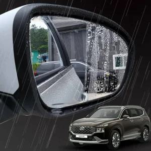 더뉴 싼타페 맞춤형 방수 필름 빗물 발수 코팅 습기 방지 사이드 미러 김서림 커버 전용