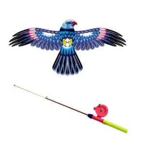 추석 연날리기 세트 35cm 야외 독수리 연 2단 낚시연