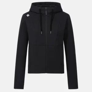 데상트 우먼스 트레이닝 기모 후드 집업 B1 SQ322PFT92 BLK0 IVY0