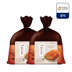 [내일도착] 아워홈 포기김치 3.3kg x 2개