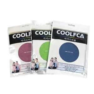 COOLFCA 휴대용 여름 쿨 쿨링 아이스 스포츠 헬스 골프 등산 타월 타올