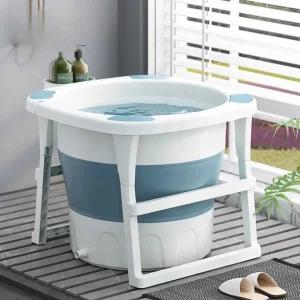접이식 반신욕 스파 소형 가정용 이동식 원룸 간이 찜질방