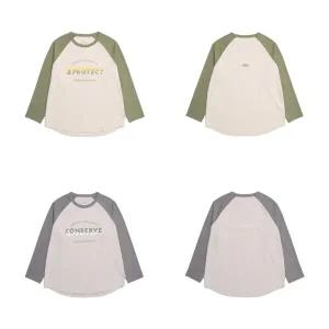 [내셔널지오그래픽]N223WTS020 여성 슬로건 긴팔 티셔츠