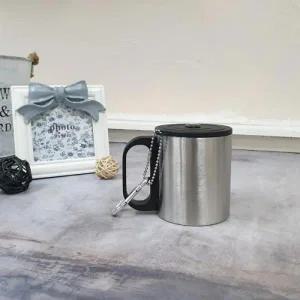 나침반 이중스텐 등산컵