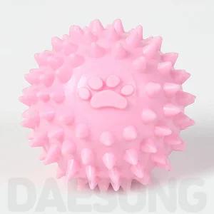 듀오독 파스텔 성게 볼 (핑크) 강아지 공 애견 고양이 놀이 장난감