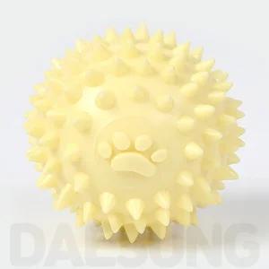 듀오독 파스텔 성게 볼 (옐로우) 강아지 공 애견 고양이 놀이 장난감