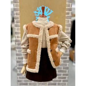 [레코브](타임스퀘어점패션관)덤블 무스탕 베스트(LC31EZMT604X)