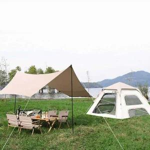 [콩심팥심]원터치 캐노피 텐트 방충망 방수기능 야외 캠핑 여행 캐노피텐트