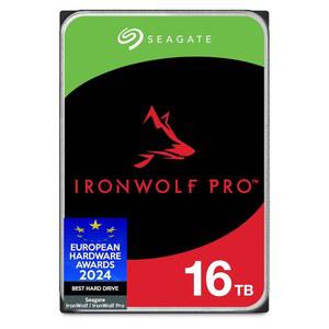 Seagate IronWolf, Pro 16TB, 엔터프라이즈 내장 NAS HDD - CMR 3.5인치, SATA 6GB/s, 7,200RPM, 256MB RAID NAS용 캐시 좌절 없는 패키징(ST16000NTZ01)