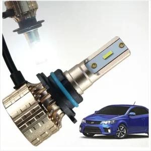 D24 포르테호환 쿱호환 골드 알루미늄 LED 안개등 차량용 오래가는 밝은 램프튜닝