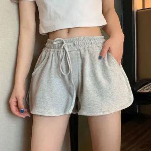 여성 트레이닝복 허리밴딩 반바지 홈웨어