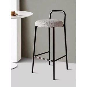 홈바 체어 카페 스탠드바 기타가죽색상벨벳색상 바텐 45cm적용테이블75cm 의자 높은