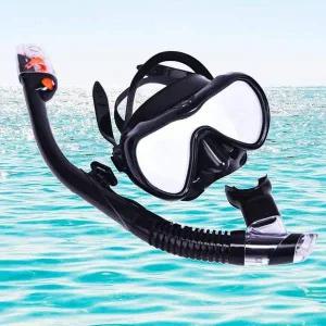 [콩심팥심]아로아 물놀이 세트블랙 마스크 스노쿨링