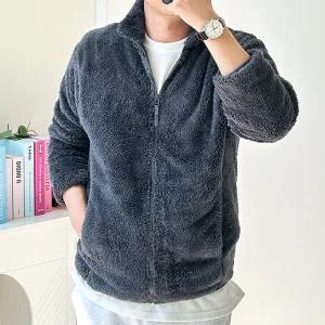 핏콕 남녀공용 양털 후리스 집업 자켓 플리스 점퍼 빅사이즈 겨울 자켓