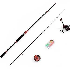 2.1m 릴 낚시대 세트 루어낚싯대세트 스피닝릴