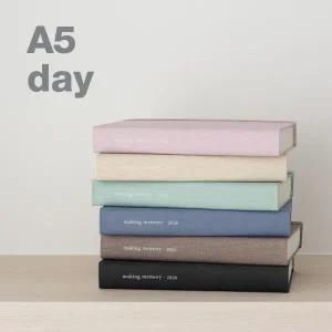 바이풀디자인 기억보관함 A5 데일리 2026 다이어리 플래너 업무 성인 일기장 2026년 다이어리 노트