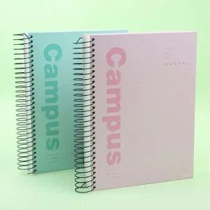 [셀러에이드]두꺼운 스프링 노트 라인 줄 필기 정리 노트