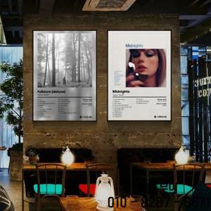 Evermore Speak Now 유명 가수 Tay lor 앨범 커버 포스터 캔버스 페인팅 음악 벽 예술 그림 홈 장식 팬 선