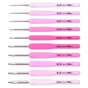 튤립 에티모 로즈 모사용 코바늘 쿠션그립 낱개