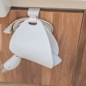 심플화이트 드라이기걸이 드라이기 거치대