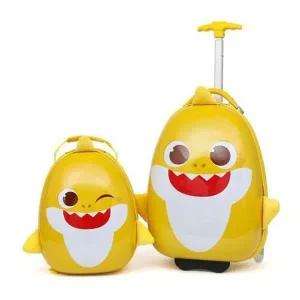 고품질 핑크퐁아기상어캐리어백팩세트 아동여행가방 캐릭터캐리어 (WD539EB)