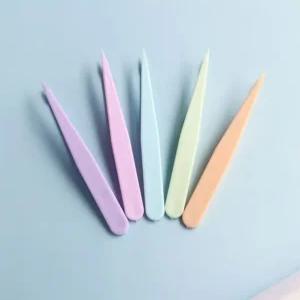 휴대용 족집게 다용도 핀셋 부자재 네일아트 플라스틱 스티커 diy 집게 공예용 미니 다꾸