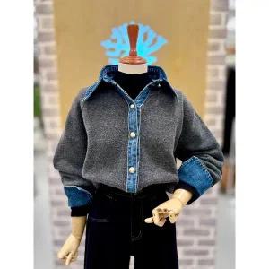 [레코브](신세계 사우스시티)데님카라 믹스 가디건(LC41EYKC020X)