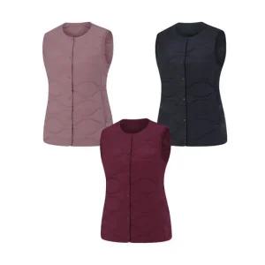 콜핑 여성 겨울 웰론 매트질감 등산 초경량 패딩 조끼