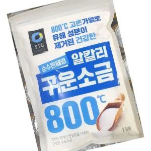 대상 구운 소금 1K X10 업소용 소금