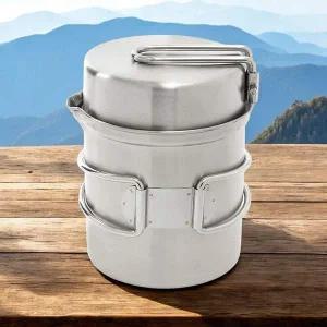 [셀러에이드]백패킹 낚시 1-2인용 미니 코펠세트 캠핑 라면냄비 미니코펠