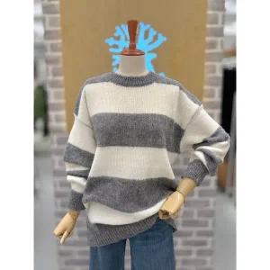 [레코브](광주신세계)와이드 스트라이프 롱니트(LC41EYKN026X)