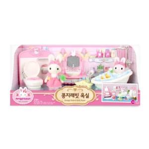 토끼 캐릭터 콩지래빗 인형집 욕실 귀여운선물 귀여운인형 유치원선물 귀여운인형선물