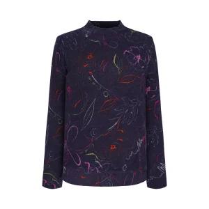 [20%쿠폰+카카오페이7%][크로커다일 레이디] 플라워 드로잉 반넥 티셔츠_CLCWTS106