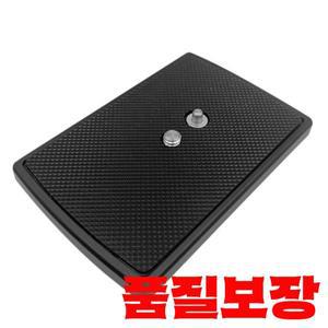 리벡 TH-650DV 퀵릴리즈 플레이트 장착 나사 삼각대 모노포드 카메라 클램프 블랙 1/4 인치