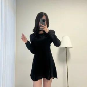 ONM 여성 4컬러 가을 감성 스퀘어넥 쉬폰 미니원피스