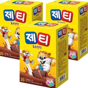 초코렛맛 제티 60T 20개입x3개