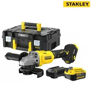 스탠리 20V MAX 브러쉬리스 125mm 무선그라인더 SBG710M1T 보조핸들 배터리 4.0Ah x 1, Pro-Stack