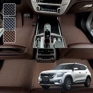 국산 벌집 고무 바닥 매트 셀토스 쎌토스 전용 1열2열 set 패드 깔판 발판