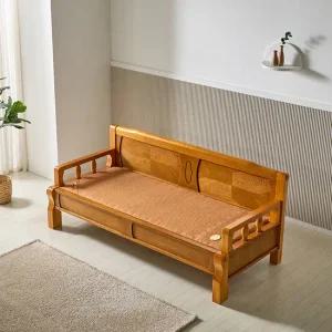 파로마 에르토 원목 흙소파 3인용 온열 카우치 고주파 황토볼 보