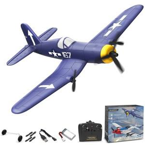 Volantexrc F4U Corsair RC 비행기 2.4G 3CH EPP 폼 400mm 고정 날개 남아용 스마트 밸런스 글라이더 RTF